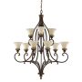 Feiss DRAWING ROOM FE-DRAWING-ROOM9 Kroonluchter 9x60W/E27