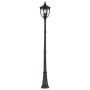 Feiss ENGLISH BRIDLE FE-EB5-L-BLK Straatlantaarn 3x60W/E14 IP44
