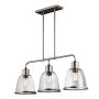 Feiss HOBSON FE-HOBSON-3P-SN Hanglamp 3x75W/E27
