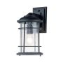Feiss Lighthouse FE-LIGHTHOUSE2-M-BLK Wandlamp 1x60W/E27 IP44