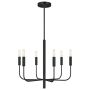 Generation Lighting Brianna FE-BRIANNA6-BK Kroonluchter 6x60W/E14