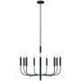 Generation Lighting Brianna FE-BRIANNA9-BK Kroonluchter 9x60W/E14