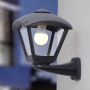 Fumagalli Nardo FMG-NARDO-DARIO-BLK Wandlamp 1x23W/E27 IP55