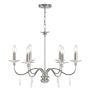 Elstead Lighting FINSBURY PARK FP6-POL-NICKEL Kroonluchter 6x60W/E14