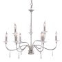 Elstead Lighting FINSBURY PARK FP9-POL-NICKEL Kroonluchter 9x60W/E14