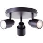 Brilliant Andres G74534/76 Plafondlamp 3x10w/gu10 3000k 345lm IP20