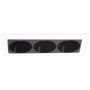 Maxlight X-LINE H0134 Inbouwspot 3x4w/led 3000k 280lm ip20