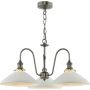Dar Lighting Hadano HAD0361-10 Kroonluchter 3x40w/E14 ip20