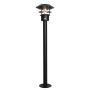Elstead Lighting Helsingor HELSINGOR-PIR-BOL-BK Vloerlamp 1x60 W/E27 ip44