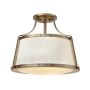 Hinkley Lighting CHARLOTTE HK-CHARLOTTE-SF-BC Plafondlamp 3x75W/E27