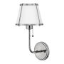 Hinkley Lighting Clarke HK-CLARKE1-PN-WH Wandlamp 1x40W/E27 IP20