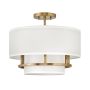 Hinkley Lighting Graham HK-GRAHAM-M-LCB Plafondlamp 3x40 W/E14