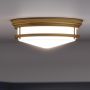 Hinkley Lighting HADLEY HK-HADLEY-F-BR Plafondlamp 3x60W/E27