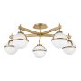 Hinkley Lighting Hollis HK-HOLLIS-5-O-HB Plafondlamp 5x40 W/E14 ip44