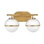 Hinkley Hollis HK-HOLLIS2-O-HB-BATH Wandlamp 2x60W/E14 IP44