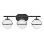 Hinkley Hollis HK-HOLLIS3-O-BK-BATH Wandlamp 3x60W/E14 IP44