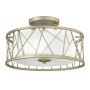 Hinkley Lighting NEST HK-NEST-SF-SL Plafondlamp 3x75W/E27