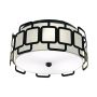 Hinkley Sabina HK-SABINA-3F-BK Plafondlamp 3x60W/E27