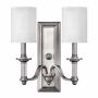 Hinkley Lighting SUSSEX HK-SUSSEX2 Wandlamp 2x60W/E14
