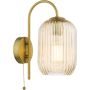 Dar Lighting Idra IDR0763-SAW6506 Wandlamp 1x60w/e27 ip20