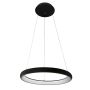 Italux ALESSIA 5280-840RP-BK-4 Hanglamp 1x40W/LED 4000K 2200LM IP20