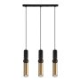 Italux ISIDORA PND-14290-3A-BK-BRO Hanglamp 3x25W/GU10 IP20