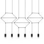 King Home FLUSSO LINE JD0032-6P Hanglamp 6x3W/G9 3000K 1440LM IP20