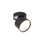 Light Prestige Kendal LP-6331/1SM BK movable Opbouwspot 1x7W/GX53 IP20