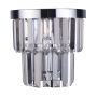 Light Prestige Vetro LP-2910/1W S CH Wandlamp 1x10W/E14 IP20