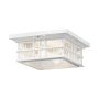 Elstead Lighting BEACON SQUARE KL-BEACON-SQUARE-F-WHT Plafondlamp 2x60W/E27 IP44