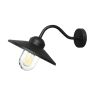 Elstead Lighting KLAMPENBORG KLAMPENBORG-BK Wandlamp 1x60W/E27 IP44