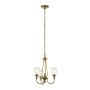 Elstead Lighting WAVERLY KL-WAVERLY3-NBR Kroonluchter 3x60W/E27