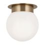 Kichler Albers KL-ALBERS-F-G-CPZ Plafondlamp 1x40W/E27 IP20