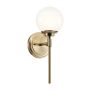 Kichler Benno KL-BENNO1-CPZ Wandlamp 1x3W/G9 3000K 300lm IP44
