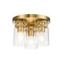 Kichler Brinley KL-BRINLEY-F-BB Plafondlamp 3x60W/E27