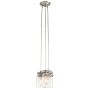 Kichler BRINLEY KL-BRINLEY3-NI Hanglamp 3x60W/E27