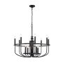 Kichler Capitol Hill KL-CAPITOL-HILL12-BLK Kroonluchter 12x40 W/E14
