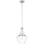Kichler EVERLY KL-EVERLY-P-S-CH Hanglamp 1x60W/E27