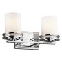 Kichler HENDRIK KL-HENDRIK2-BATH Wandlamp 2x3,5W/G9 2x320LM IP44