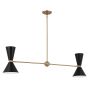 Kichler Phix KL-PHIX-2-LINEAR-CBB Hanglamp 4x40W/E27 IP20