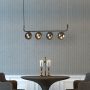 Light Prestige Alisa LP-005/4L grafit Hanglamp 4x40W/E14 IP20