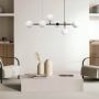 Light Prestige Alisa LP-005/6P BK/WH Hanglamp 6x40W/E14 IP20