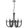 Light Prestige Como LP-90103/6P BK Kroonluchter 6x10W/E14 IP20