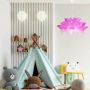 Light Prestige Farfalla LP-3439/1P dark pink Hanglamp 1x60W/E27 IP20