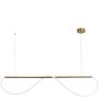 Light Prestige Meleca LP-2345/1P M GD Hanglamp 1x36W/LED 3000K|4000K|6000K 4400lm IP20