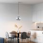 Light Prestige Palla LP-2844/1P S CH Hanglamp 1x40W/E14 IP20