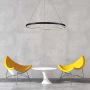 Light Prestige Ring LP-909/1P S BK CCT Hanglamp 1x48W/LED 3000K|4000K|6000K IP20