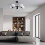 Light Prestige Roma LP-1345/5P BK Hanglamp 5x40W/E14 IP20