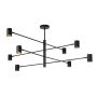Light Prestige Snow LP-731/8P BK Hanglamp 8x8W/GU10 IP20