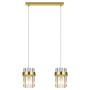 Light Prestige Vetro LP-2910/2L GD Hanglamp 2x10W/E14 IP20